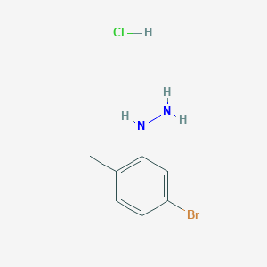 B1289230 (5-Bromo-2-methylphenyl)hydrazine hydrochloride CAS No. 214915-80-7