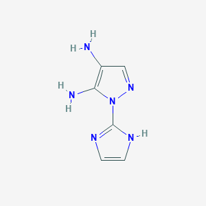 1-(1H-Imidazol-2-yl)-1H-pyrazole-4,5-diamine