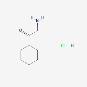 B1289234 2-Amino-1-cyclohexylethanone hydrochloride CAS No. 349495-48-3