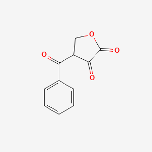 molecular formula C11H8O4 B12892360 4-Benzoyldihydrofuran-2,3-dione CAS No. 5431-88-9