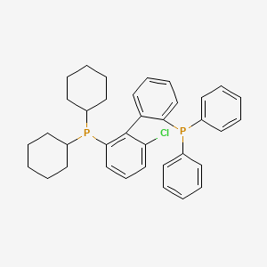 (6-Chloro-2'-(diphenylphosphino)-[1,1'-biphenyl]-2-yl)dicyclohexylphosphine