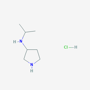 molecular formula C7H17ClN2 B12892369 N-Isopropylpyrrolidin-3-amine hydrochloride 