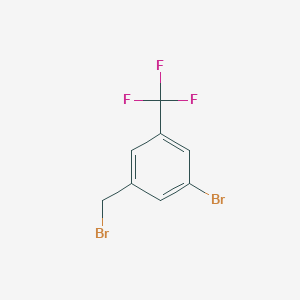 B1289241 1-Bromo-3-(bromomethyl)-5-(trifluoromethyl)benzene CAS No. 954123-46-7