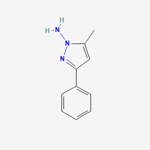 5-Methyl-3-phenyl-1H-pyrazol-1-amine