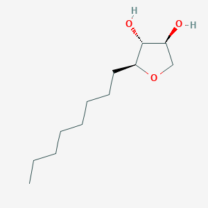 (2S,3R,4S)-2-Octyltetrahydrofuran-3,4-diol