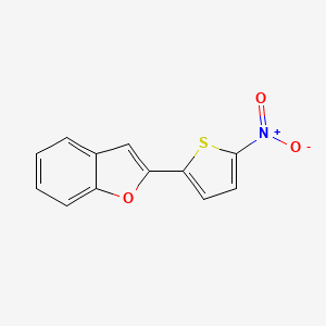 2-(5-Nitrothiophen-2-yl)-1-benzofuran