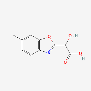 2-(Carboxy(hydroxy)methyl)-6-methylbenzo[d]oxazole