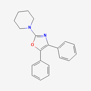 Oxazole, 4,5-diphenyl-2-piperidino-