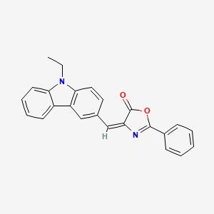 4-((9-Ethyl-9H-carbazol-3-yl)methylene)-2-phenyloxazol-5(4H)-one