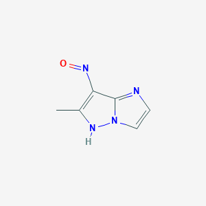 6-Methylpyrazolo[1,5-a]imidazol-7-one oxime