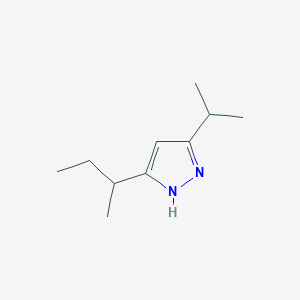 molecular formula C10H18N2 B12892534 5-(sec-Butyl)-3-isopropyl-1H-pyrazole 