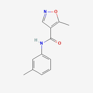 5-Methyl-N-(3-methylphenyl)-1,2-oxazole-4-carboxamide