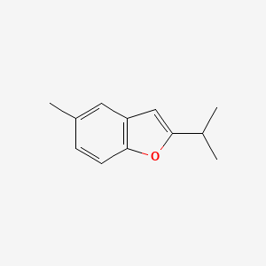 molecular formula C12H14O B12892604 2-Isopropyl-5-methylbenzofuran 