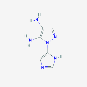 1-(1H-Imidazol-4-yl)-1H-pyrazole-4,5-diamine