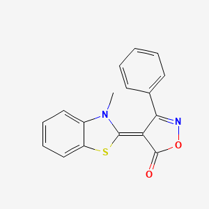 4-(3-Methylbenzo[d]thiazol-2(3H)-ylidene)-3-phenylisoxazol-5(4H)-one