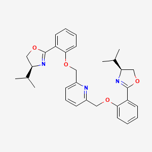 2,6-Bis((2-((S)-4-isopropyl-4,5-dihydrooxazol-2-yl)phenoxy)methyl)pyridine