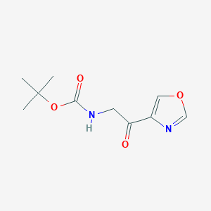 tert-Butyl [2-(1,3-oxazol-4-yl)-2-oxoethyl]carbamate