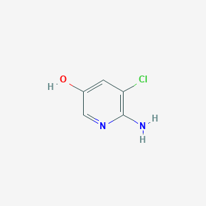molecular formula C5H5ClN2O B1289276 6-氨基-5-氯吡啶-3-醇 CAS No. 209328-70-1
