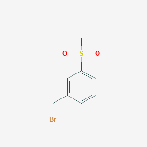 molecular formula C8H9BrO2S B1289278 1-(Bromomethyl)-3-(methylsulfonyl)benzene CAS No. 82657-76-9