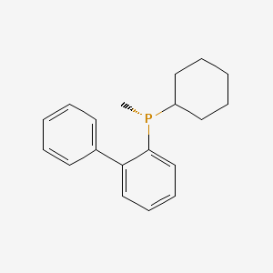 molecular formula C19H23P B12892801 (R)-[1,1'-Biphenyl]-2-yl(cyclohexyl)(methyl)phosphine 