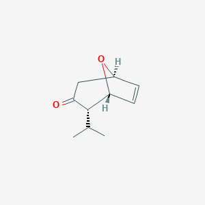 B128929 (1R,2S,5R)-2-propan-2-yl-8-oxabicyclo[3.2.1]oct-6-en-3-one CAS No. 147729-86-0