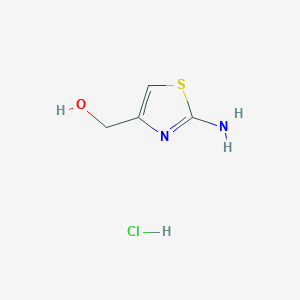 molecular formula C4H7ClN2OS B1289292 (2-Amino-1,3-thiazol-4-yl)methanol hydrochloride CAS No. 372509-58-5