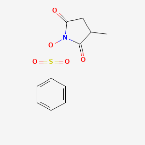 3-Methyl-1-[(4-methylbenzene-1-sulfonyl)oxy]pyrrolidine-2,5-dione