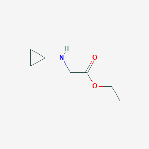 molecular formula C7H13NO2 B1289303 2-(环丙基氨基)乙酸乙酯 CAS No. 71922-62-8
