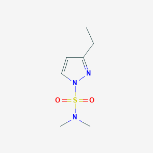 molecular formula C7H13N3O2S B12893048 3-Ethyl-N,N-dimethyl-1H-pyrazole-1-sulfonamide CAS No. 917899-19-5