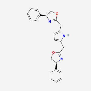 2,5-Bis(((S)-4-phenyl-4,5-dihydrooxazol-2-yl)methyl)-1H-pyrrole