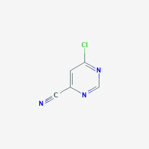 molecular formula C5H2ClN3 B1289307 6-氯嘧啶-4-腈 CAS No. 939986-65-9