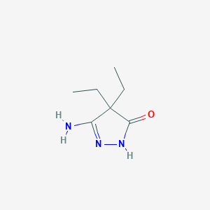 3-Amino-4,4-diethyl-1H-pyrazol-5(4H)-one