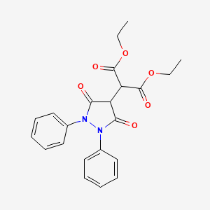 Diethyl 2-(3,5-dioxo-1,2-diphenyl-4-pyrazolidinyl)malonate