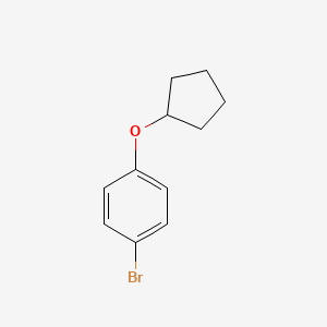 molecular formula C11H13BrO B1289314 1-Bromo-4-(cyclopentyloxy)benzène CAS No. 30752-30-8