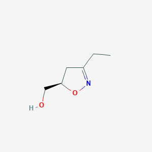 [(5R)-3-ethyl-4,5-dihydro-1,2-oxazol-5-yl]methanol