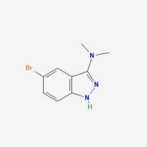 B1289319 5-bromo-N,N-dimethyl-1H-indazol-3-amine CAS No. 552331-32-5