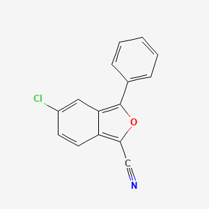 5-Chloro-3-phenyl-2-benzofuran-1-carbonitrile