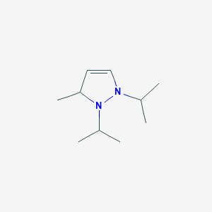 molecular formula C10H20N2 B12893207 1,2-Diisopropyl-3-methyl-2,3-dihydro-1H-pyrazole 