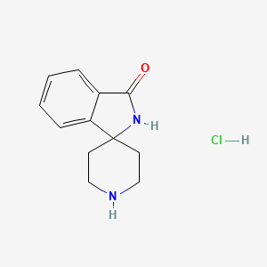 molecular formula C12H15ClN2O B1289326 Spiro[isoindoline-1,4'-piperidin]-3-one hydrochloride CAS No. 328233-04-1