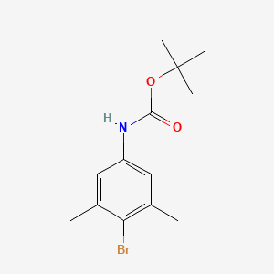 molecular formula C13H18BrNO2 B1289331 tert-Butyl (4-bromo-3,5-dimethylphenyl)carbamate CAS No. 361436-27-3