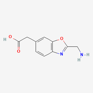 2-(Aminomethyl)benzo[d]oxazole-6-acetic acid