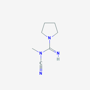 N-Cyano-N-methylpyrrolidine-1-carboximidamide