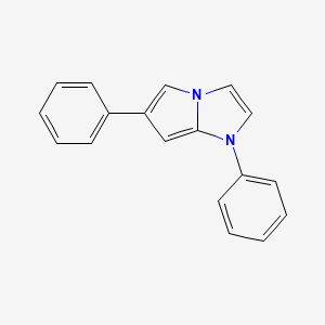 molecular formula C18H14N2 B12893394 1,6-Diphenyl-1h-pyrrolo[1,2-a]imidazole CAS No. 37959-38-9