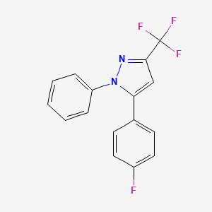 5-(4-Fluorophenyl)-1-phenyl-3-(trifluoromethyl)-1H-pyrazole