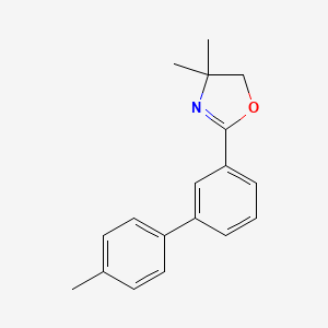 4,4-Dimethyl-2-(4'-methyl-[1,1'-biphenyl]-3-yl)-4,5-dihydrooxazole