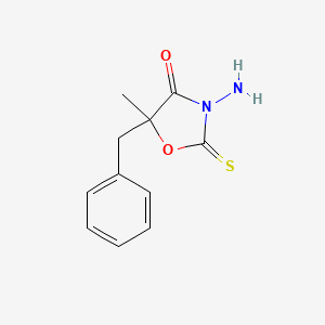 3-Amino-5-benzyl-5-methyl-2-sulfanylidene-1,3-oxazolidin-4-one