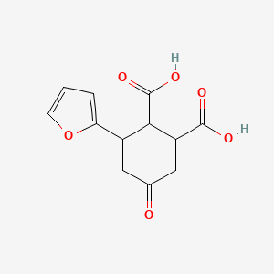 3-(2-Furanyl)-5-oxo-1,2-cyclohexanedicarboxylic acid