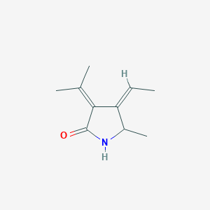 (Z)-4-Ethylidene-5-methyl-3-(propan-2-ylidene)pyrrolidin-2-one