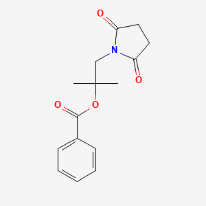 1-(2,5-Dioxopyrrolidin-1-yl)-2-methylpropan-2-yl benzoate