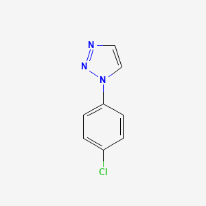 molecular formula C8H6ClN3 B12893468 1-(4-Chlorophenyl)-1H-1,2,3-triazole CAS No. 20320-16-5